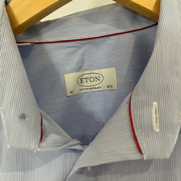 Eton 42 16.5 Contemporary Dress Shirt - Picture 3 of 3